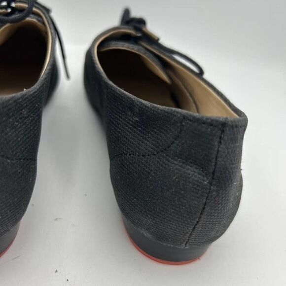 Joe's 7M Black Lace Up‎ Loafers Round / Pointed Toe Shoes - Picture 5 of 10